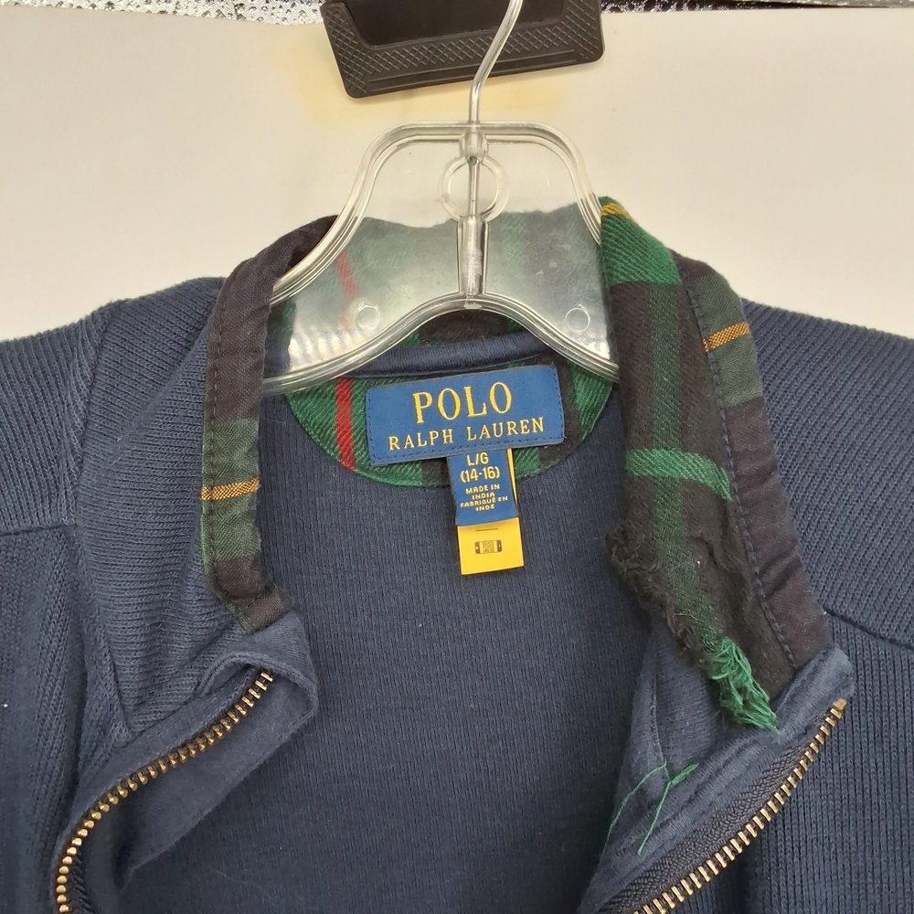 Polo by Ralph Lauren Boys Large (14/16) Dark Blue Lightweight Jacket - Picture 2 of 5